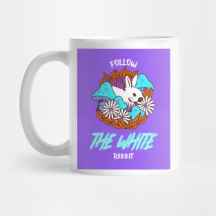 Follow The White Rabbit V3 - Mushrooms Mug